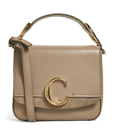 chloe mini c bag grey|chloe small tote bag.